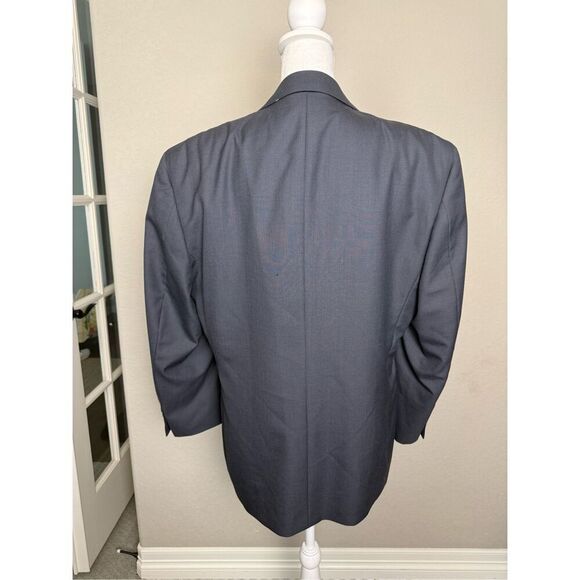 Men’s Gray YSL Yves Saint Laurent Suit Jacket Wool EU 48 US 38 - Picture 2 of 12